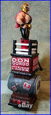 Beer tap handle lucha libre, Don Gordo 10.5 new in box
