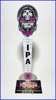 Belching Beaver Phantom Bride IPA Deftones Beer Tap Handle 10 Tall Nice RARE