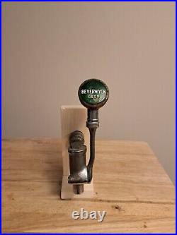 Beverwyck beer ball knob tap handle, albany N. Y. Withvintage tap