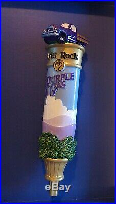 Big Rock Brewery Beer Purple Gas Tap Handle NEW Super Rare HTF Awesome Art