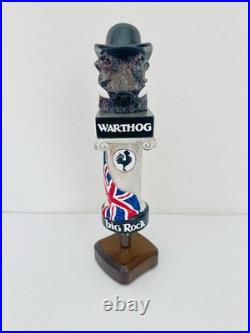Big Rock Warthog Beer Tap Handle Rare