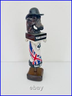 Big Rock Warthog Beer Tap Handle Rare