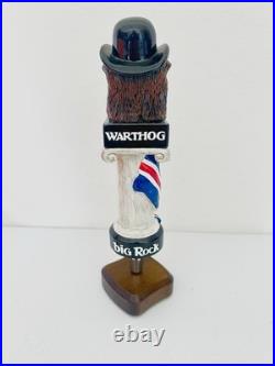 Big Rock Warthog Beer Tap Handle Rare