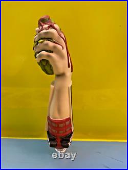 Bleeding Heart Brewing BEER KEG Tap Handle 10 Palmer ALASKA AK Alaskan Brewery