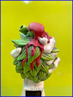 Bleeding Heart Brewing BEER KEG Tap Handle 10 Palmer ALASKA AK Alaskan Brewery