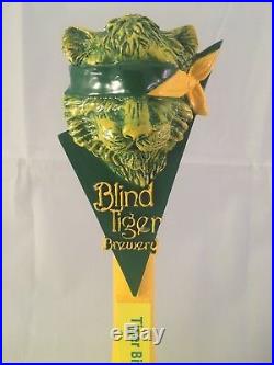 Blind Tiger Brewery Tiger Bite IPA Beer Tap Handle Rare Figural Beer Tap Handle