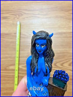 Blue Point Blueberry Ale Beer Tap Handle Knob Topper Keg Bar Top Devil