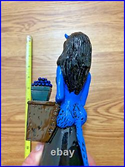 Blue Point Blueberry Ale Beer Tap Handle Knob Topper Keg Bar Top Devil
