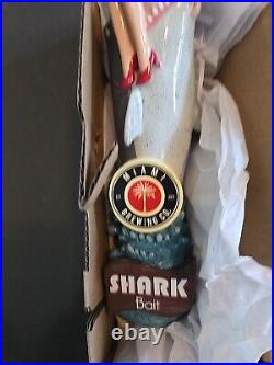 Brand New In The Box Miami Brewing Co Shark Bait Bikini Girl Tap Handle