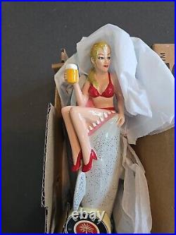 Brand New In The Box Miami Brewing Co Shark Bait Bikini Girl Tap Handle