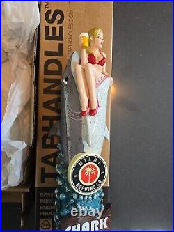 Brand New In The Box Miami Brewing Co Shark Bait Bikini Girl Tap Handle