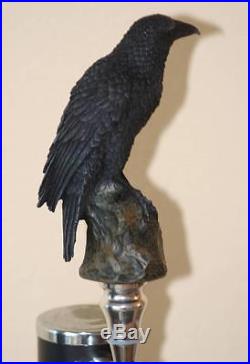 Brand New Never Used Poe figural RAVEN beer tap handle RARE! (new style)