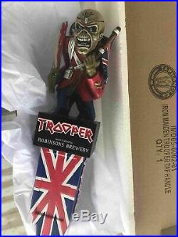 Brand new in box Robinsons Iron Maiden Trooper Limited Edition Tap Handle