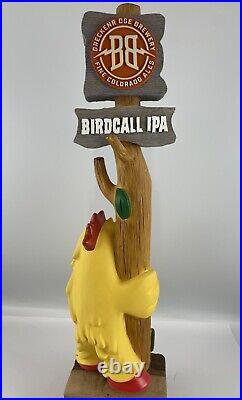 Breckenridge Birdcall IPA Beer Tap Handle Figural Chicken Beer Tap Handle