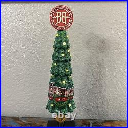 Breckenridge Brewery Christmas Ale Tree Beer Tap Handle 11.5 Tall Lights Work