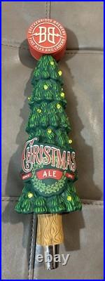 Breckenridge Brewery Christmas Ale Tree Beer Tap Handle NEW Light Up Led
