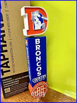Breckenridge Brewing DENVER Broncos NFL BEER Tap Handle NEW 11 COLORADO Brewery