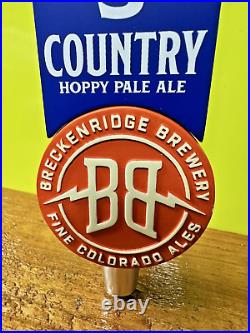 Breckenridge Brewing DENVER Broncos NFL BEER Tap Handle NEW 11 COLORADO Brewery