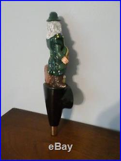 Brou Czech Woodland Witch Crone Lady Figural 11 Beer Keg Tap Handle