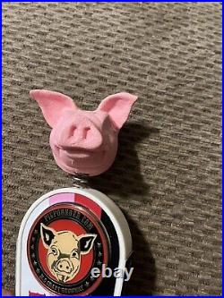 Bubblehead pig pounder N. C brewery beer tap handle Very Rare
