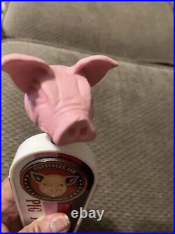 Bubblehead pig pounder N. C brewery beer tap handle Very Rare