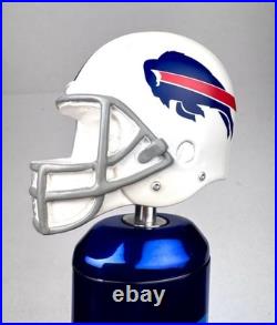 Bud Light Aluminum Logo Beer Tap Handle 12 Tall with Buffalo Bills topper