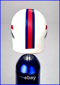 Bud Light Aluminum Logo Beer Tap Handle 12 Tall with Buffalo Bills topper