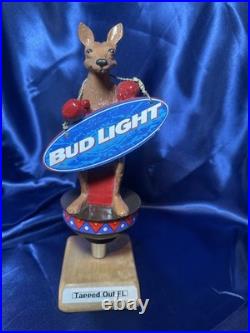Bud Light Boxing Kangaroo Beer Tap Handle Rare Figural Draft Tap Handle