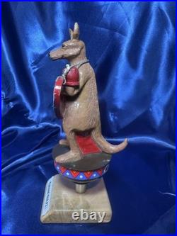 Bud Light Boxing Kangaroo Beer Tap Handle Rare Figural Draft Tap Handle