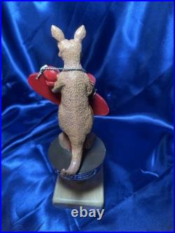 Bud Light Boxing Kangaroo Beer Tap Handle Rare Figural Draft Tap Handle