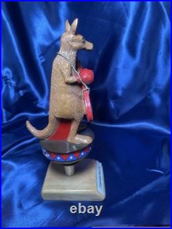 Bud Light Boxing Kangaroo Beer Tap Handle Rare Figural Draft Tap Handle