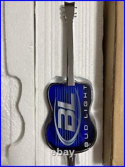 Bud Light House of Blues Guitar Beer Tap Handle New! Super Rare