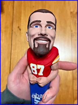 Bud Light Travis Keelce Bobble Head Tap Handle Knob Top Kansas City Chiefs Rare