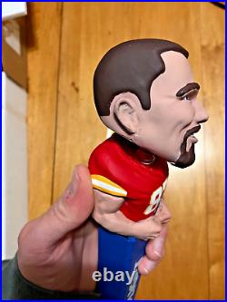 Bud Light Travis Keelce Bobble Head Tap Handle Knob Top Kansas City Chiefs Rare