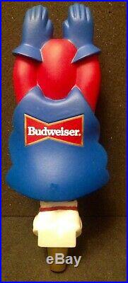 Bud Man Anheuser Busch Beer Tap Handle from 1991 in Mint Unused Condition