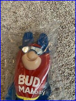Bud Man Beer Tap Handle Brand New Factory Sealed 1992 Budweiser