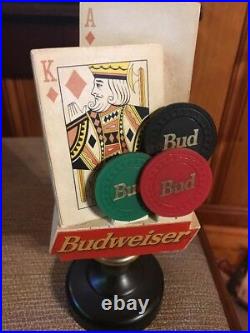 Budweiser Blackjack Bud Beer Tap Handle Gambling Poker Casino Las Vegas