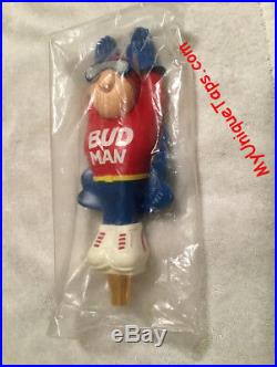 Budweiser Budman MINT Beer Tap Handle Visit my ebay store Bud Man superman