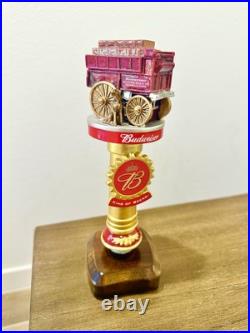 Budweiser Clydesdale Wagon Tap Handle