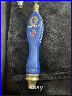 Budweiser Lot of 9 Beer Tap Handles/Knobs Bud Light Coors Foster's O'Doul's