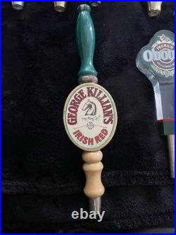 Budweiser Lot of 9 Beer Tap Handles/Knobs Bud Light Coors Foster's O'Doul's