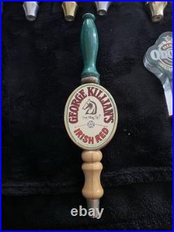 Budweiser Lot of 9 Beer Tap Handles/Knobs Bud Light Coors Foster's O'Doul's