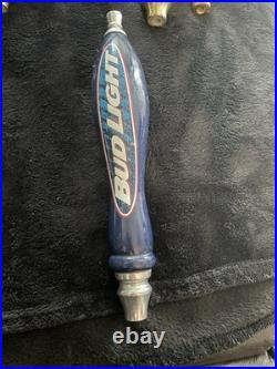 Budweiser Lot of 9 Beer Tap Handles/Knobs Bud Light Coors Foster's O'Doul's