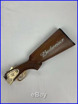 Budweiser Rifle Stock Beer Tap Handle Partners In Conservation Rare HTF