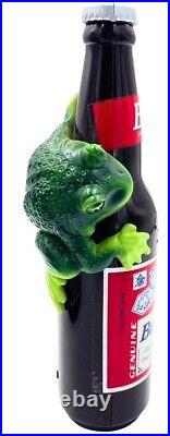 Budweiser Talking Frog Bottle 3D Beer Tap Handle (see video)