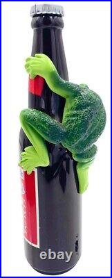 Budweiser Talking Frog Bottle 3D Beer Tap Handle (see video)