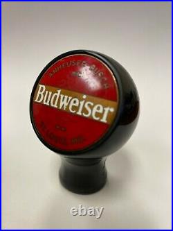 Budweiser beer ball knob tap handle vintage antique brewery