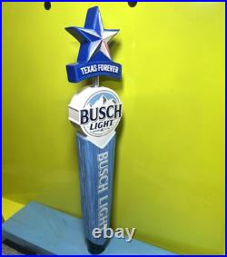 Busch Light BEER Tap Handle 14 Tall Brand NEW TEXAS Forever LONE STAR Topper Busch Light BEER Tap Handle 14 Tall Brand NEW TEXAS Forever LONE STAR Topper