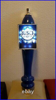 Busch Light Beer Custom light up lit Tap Handle Mancave Display