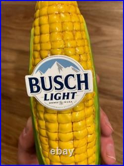 Busch Light Beer Tap Handle Knob Topper Bar Top Kegerator Draft Corn Cob Husk